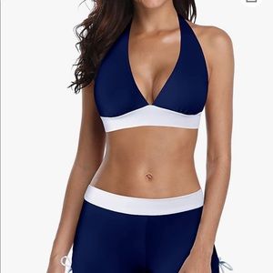 Zando halter swimsuit 12/14 xxl NWT